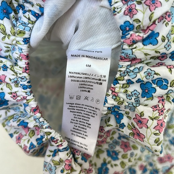 Sleeveless flower print bubble. - Picture 5 of 5